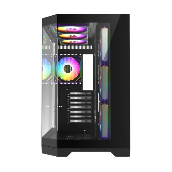 Gamemax кутия Case ATX - HYPE-A Black - 4 x 120 mm Addressable RGB fans Gamemax кутия Case ATX - HYPE-A Black - 4 x 120 mm Addressable RGB fans