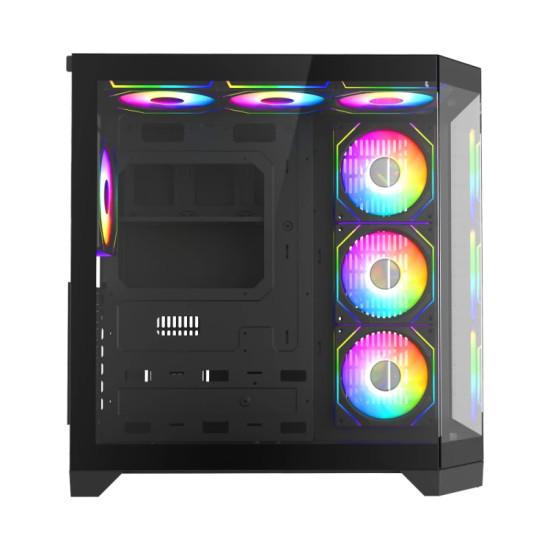 Gamemax кутия Case ATX - HYPE-A Black - 4 x 120 mm Addressable RGB fans Gamemax кутия Case ATX - HYPE-A Black - 4 x 120 mm Addressable RGB fans