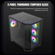 Gamemax кутия Case ATX - HYPE-A Black - 4 x 120 mm Addressable RGB fans Gamemax кутия Case ATX - HYPE-A Black - 4 x 120 mm Addressable RGB fans