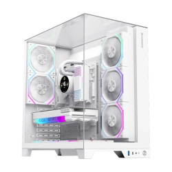 Gamemax кутия Case ATX - Infinity Pro White - 5 x 120 mm Addressable RGB fans Gamemax кутия Case ATX - Infinity Pro White - 5 x 120 mm Addressable RGB fans