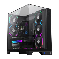 Gamemax кутия Case ATX - Infinity Pro Black - 5 x 120 mm Addressable RGB fans Gamemax кутия Case ATX - Infinity Pro Black - 5 x 120 mm Addressable RGB fans