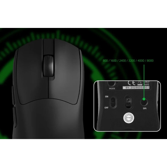 Marvo безжична геймърска мишка Wireless Gaming Mouse Niro 320 G867W - Bluetooth, 2.4G, 8000dpi