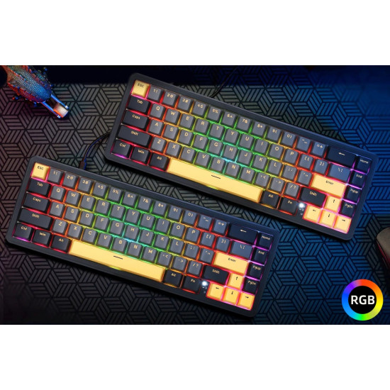 Marvo професионална геймърска механична клавиатура Professional Gaming Mechanical Keyboard Magma M40 KG964 - 8K, Magnetic Switches [Tactile]