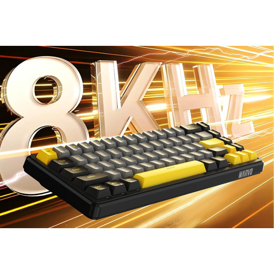 Marvo професионална геймърска механична клавиатура Professional Gaming Mechanical Keyboard Magma M40 KG964 - 8K, Magnetic Switches [Tactile]