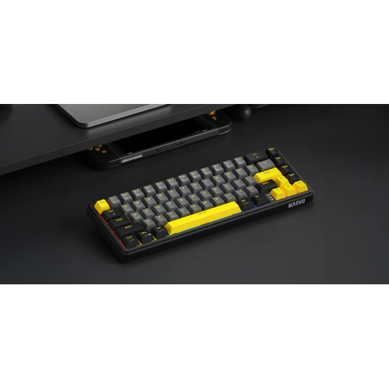 Marvo професионална геймърска механична клавиатура Professional Gaming Mechanical Keyboard Magma M40 KG964 - 8K, Magnetic Switches [Tactile]