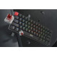 Marvo механична геймърска клавиатура Gaming Mechanical keyboard Saber 61 KG933G White - 61 keys, Red Switches [Linear]