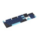 Marvo капачки за клавиатура Custom Keycap Set PBT, 104 keys, Dark Blue, Black, Cyan - MARVO-KP-01-BL
