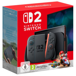 Конзола Nintendo Switch 2 + Mario Kart World 256GB - Black Конзола Nintendo Switch 2 + Mario Kart World 256GB - Black