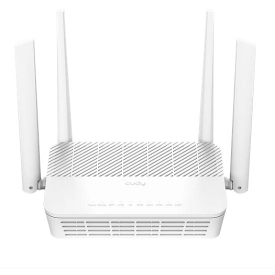 Wireless Router Cudy WR3000P 2.5G,AX3000, Mesh Poe Router, 4 x 10/100/1000Mbps Ports, 4 x 5dBi fixed antenna Wireless Router Cudy WR3000P 2.5G,AX3000, Mesh Poe Router, 4 x 10/100/1000Mbps Ports, 4 x 5dBi fixed antenna