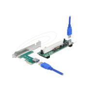 Delock Riser card PCI Express Card x 1 към 1 x PCI 32 Bit Slot с кабел 60 cm Delock Riser card PCI Express Card x 1 към 1 x PCI 32 Bit Slot с кабел 60 cm