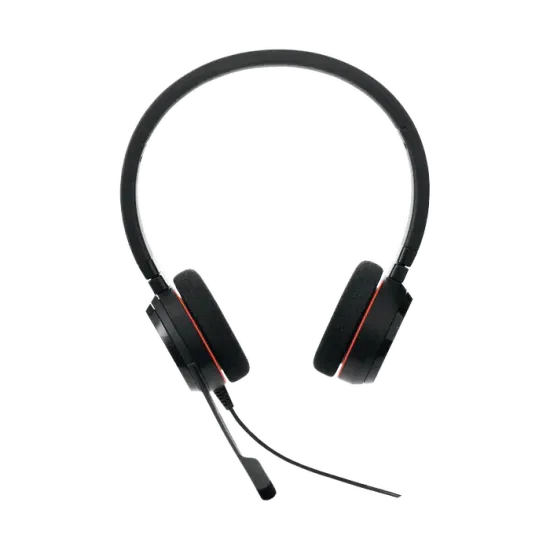 Jabra Evolve 20 UC Duo USB headset with microphone Jabra Evolve 20 UC Duo USB headset with microphone