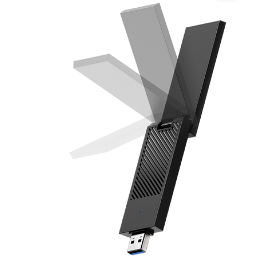 Мрежова карта Cudy WU5400, AX5400,Tri-band рутер WiFi6/6E,USB 3.0