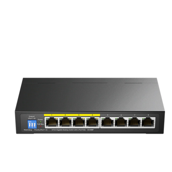 Switch Cudy GS1008P 8-port Gigabit PoE+ Switch, 60W, unmanaged Switch Cudy GS1008P 8-port Gigabit PoE+ Switch, 60W, unmanaged
