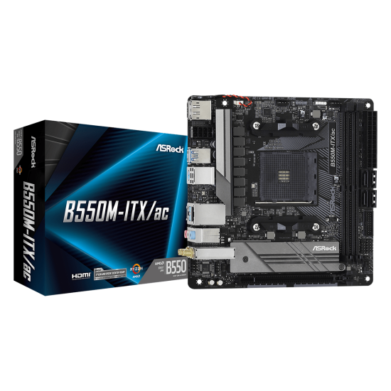 ASROCK B550 2xDDR4 4xSATA3 RAID HDMI DP 1xM2 GLAN 1xPCIEx16 WiFi ASROCK B550 2xDDR4 4xSATA3 RAID HDMI DP 1xM2 GLAN 1xPCIEx16 WiFi
