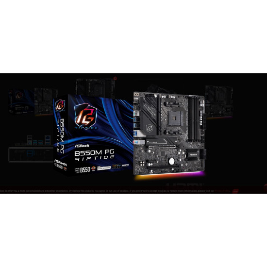 ASROCK B550 4xDDR4  4xSATA3  RAID HDMI DP            2xM2 GLAN        2xPCIEx16 1xPCIEx1