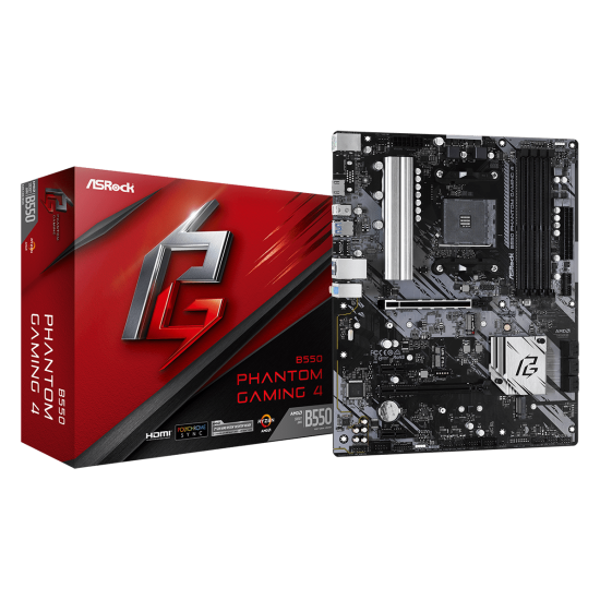 ASROCK B550 4xDDR4 6xSATA3 RAID HDMI 2xM2 GLAN 2xPCIEx16 1xPCIEx1 ASROCK B550 4xDDR4 6xSATA3 RAID HDMI 2xM2 GLAN 2xPCIEx16 1xPCIEx1