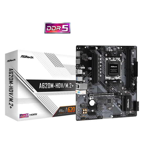 ASROCK A620 2xDDR5 4xSATA3 RAID HDMI DP 2xM2 GLAN 1xPCIEx16 2xPCIEx1 ASROCK A620 2xDDR5 4xSATA3 RAID HDMI DP 2xM2 GLAN 1xPCIEx16 2xPCIEx1
