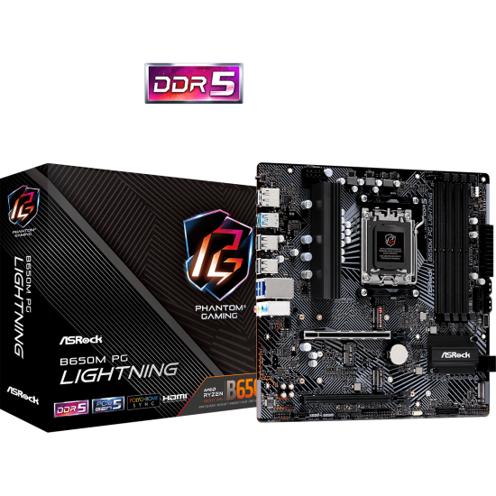 ASROCK B650 4xDDR5 4xSATA3 RAID HDMI DP 3xM2 GLAN 2xPCIEx16 ASROCK B650 4xDDR5 4xSATA3 RAID HDMI DP 3xM2 GLAN 2xPCIEx16