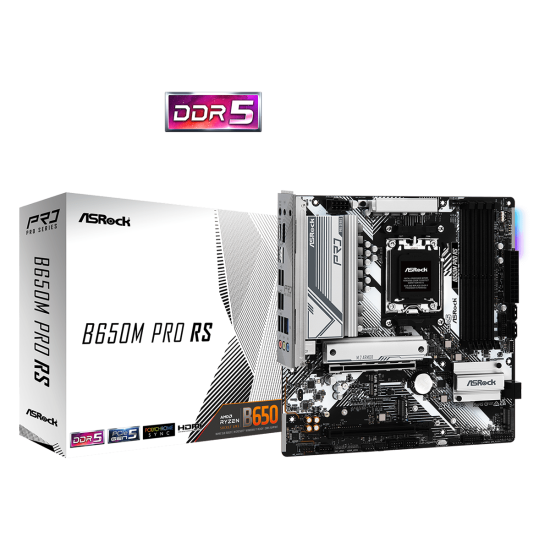 ASROCK B650 4xDDR5 4xSATA3 RAID HDMI DP 3xM2 GLAN 2xPCIEx16 ASROCK B650 4xDDR5 4xSATA3 RAID HDMI DP 3xM2 GLAN 2xPCIEx16