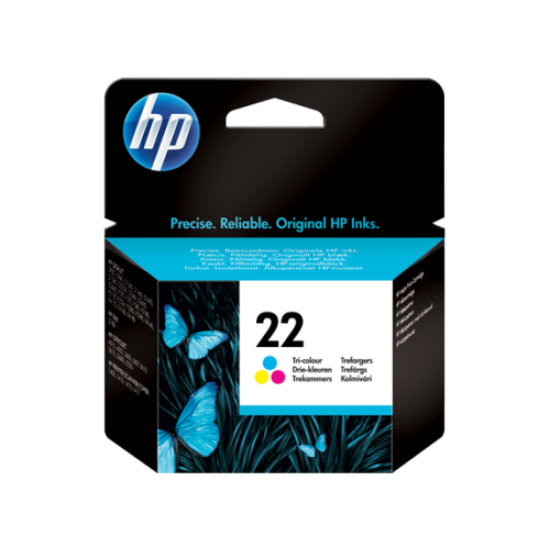 HP 22 Tri-color Original Ink Cartridge