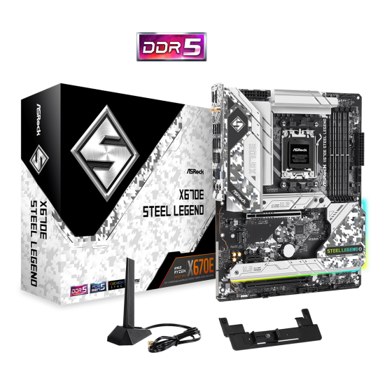 ASROCK X670 4xDDR5 2xSATA3 RAID HDMI DP 4xM2 GLAN 2xPCIEx16 1xPCIEx1 WiFi ASROCK X670 4xDDR5 2xSATA3 RAID HDMI DP 4xM2 GLAN 2xPCIEx16 1xPCIEx1 WiFi