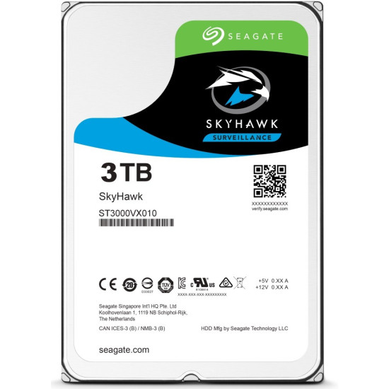 SEAGATE HDD 3TB INT DVR SATA3 3.5 RPM5900 64MB