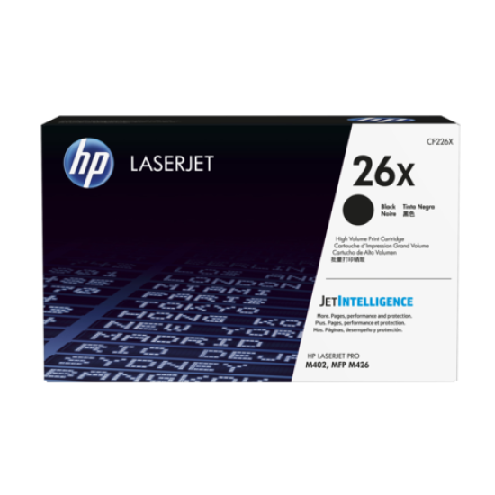 HP 26X High Yield Black Original LaserJet Toner Cartridge HP 26X High Yield Black Original LaserJet Toner Cartridge