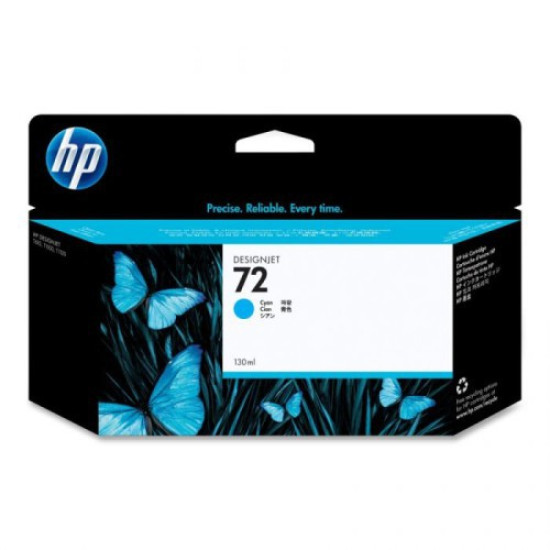 HP 72 130-ml Cyan DesignJet Ink Cartridge