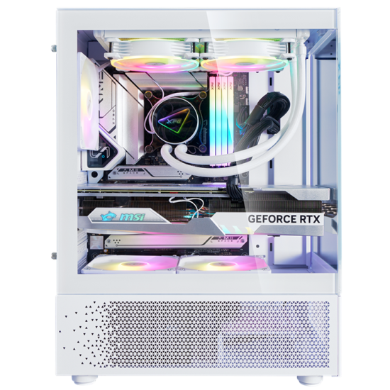 XPG CASE ATX MID TOWER WHITE