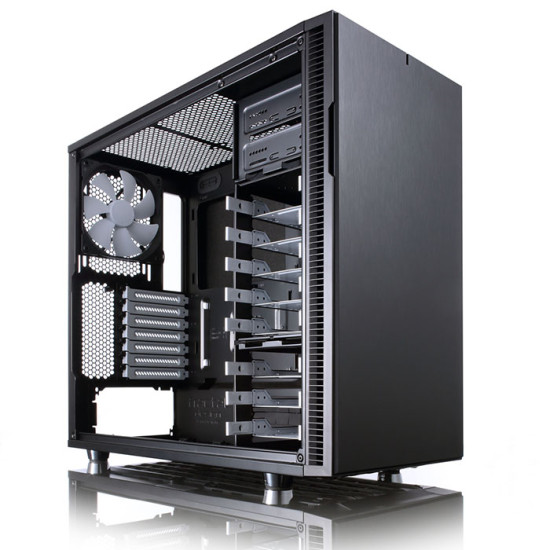 FRACTAL DESIGN CASE ATX MID TOWER BLACK FRACTAL DESIGN CASE ATX MID TOWER BLACK