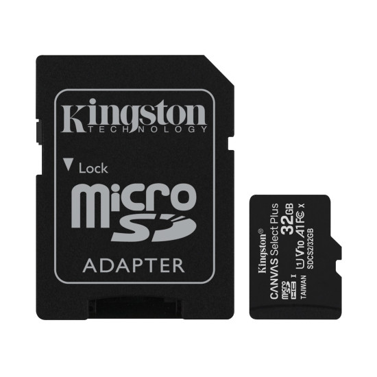 KINGSTON SDMICRO 32GB UHS-I CL10 PLASTIC KINGSTON SDMICRO 32GB UHS-I CL10 PLASTIC