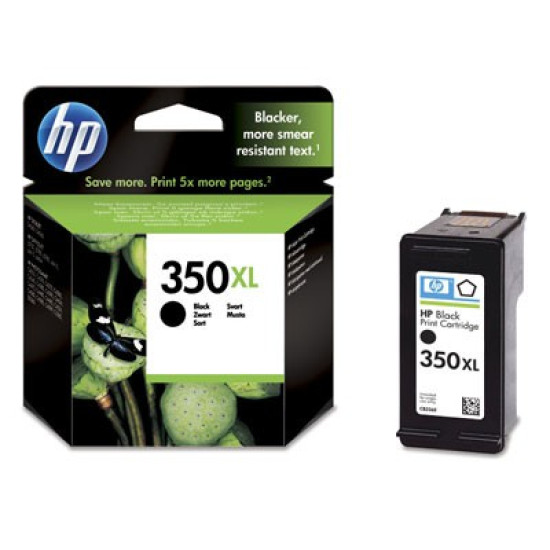 HP 350XL High Yield Black Original Ink Cartridge