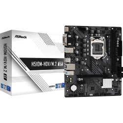 ASROCK H510 2xDDR4  4xSATA3            HDMI DVI VGA  1xM2 GLAN        1xPCIEx16 1xPCIEx1