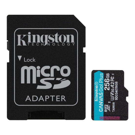 KINGSTON SDMICRO 256GB UHS-I CL10 PLASTIC KINGSTON SDMICRO 256GB UHS-I CL10 PLASTIC
