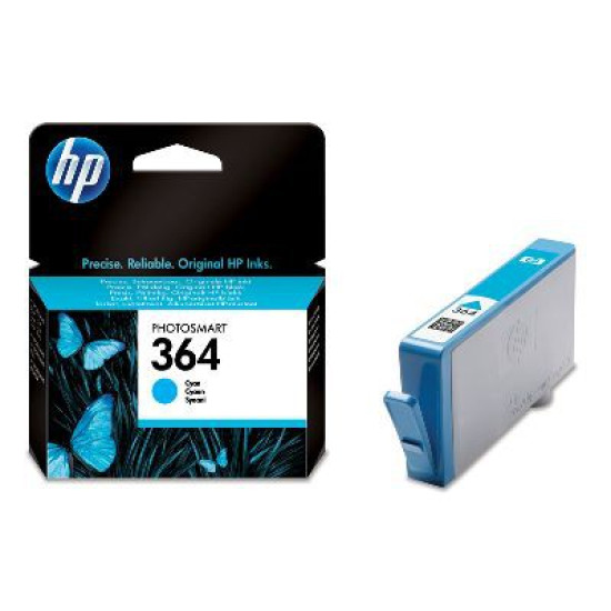 HP 364 Cyan Original Ink Cartridge HP 364 Cyan Original Ink Cartridge