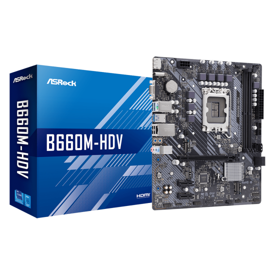 ASROCK B660 2xDDR4 4xSATA3 RAID HDMI DP VGA 2xM2 GLAN 2xPCIEx16 1xPCIEx1 ASROCK B660 2xDDR4 4xSATA3 RAID HDMI DP VGA 2xM2 GLAN 2xPCIEx16 1xPCIEx1