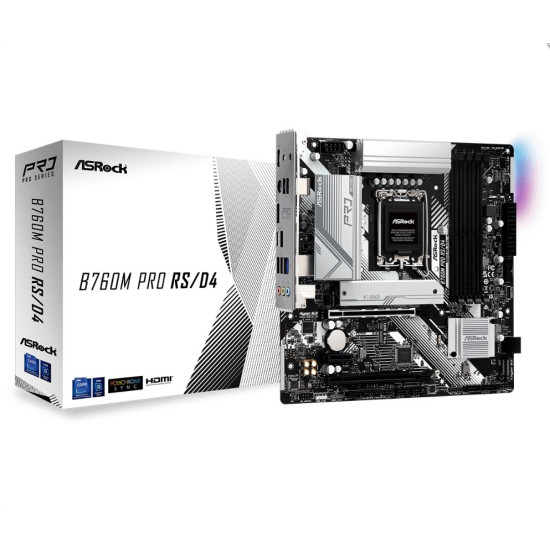 ASROCK B760 4xDDR4  4xSATA3  RAID HDMI DP            3xM2 GLAN        2xPCIEx16