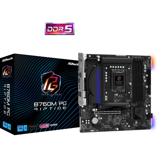 ASROCK B760 4xDDR5 4xSATA3 RAID HDMI DP 2xM2 GLAN 1xPCIEx16 1xPCIEx1 ASROCK B760 4xDDR5 4xSATA3 RAID HDMI DP 2xM2 GLAN 1xPCIEx16 1xPCIEx1