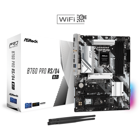 ASROCK B760 4xDDR4 4xSATA3 RAID HDMI DP 3xM2 GLAN 3xPCIEx16 1xPCIEx1 WiFi ASROCK B760 4xDDR4 4xSATA3 RAID HDMI DP 3xM2 GLAN 3xPCIEx16 1xPCIEx1 WiFi