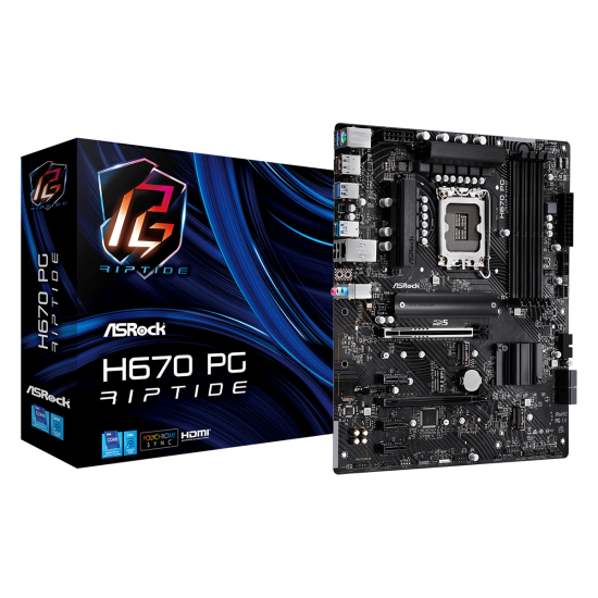 ASROCK H670 4xDDR4 4xSATA3 RAID HDMI DP 3xM2 GLAN 2xPCIEx16 3xPCIEx1 ASROCK H670 4xDDR4 4xSATA3 RAID HDMI DP 3xM2 GLAN 2xPCIEx16 3xPCIEx1