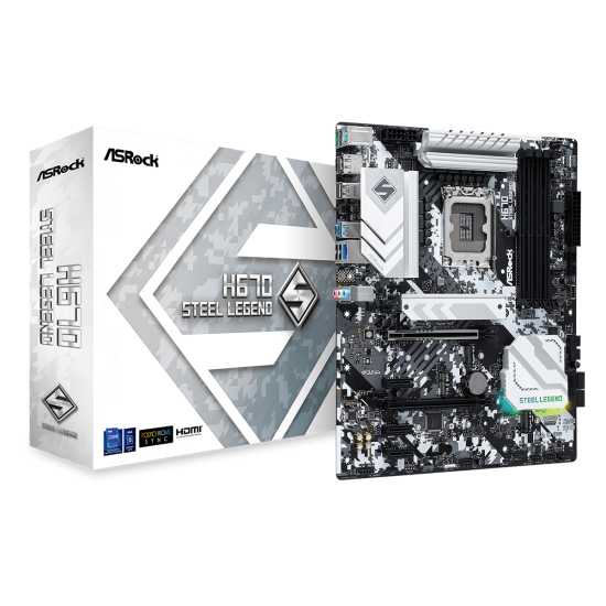 ASROCK H670 4xDDR4 4xSATA3 RAID HDMI DP 3xM2 GLAN 2xPCIEx16 3xPCIEx1 ASROCK H670 4xDDR4 4xSATA3 RAID HDMI DP 3xM2 GLAN 2xPCIEx16 3xPCIEx1