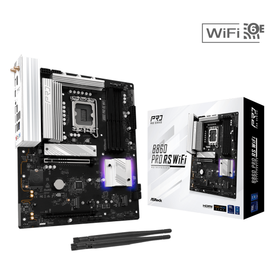 ASROCK B860 4xDDR5 4xSATA3 RAID HDMI 3xM2 GLAN 2xPCIEx16 WiFi ASROCK B860 4xDDR5 4xSATA3 RAID HDMI 3xM2 GLAN 2xPCIEx16 WiFi
