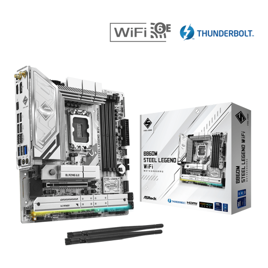 ASROCK B860 4xDDR5 4xSATA3 RAID HDMI DP 4xM2 GLAN 1xPCIEx16 ASROCK B860 4xDDR5 4xSATA3 RAID HDMI DP 4xM2 GLAN 1xPCIEx16