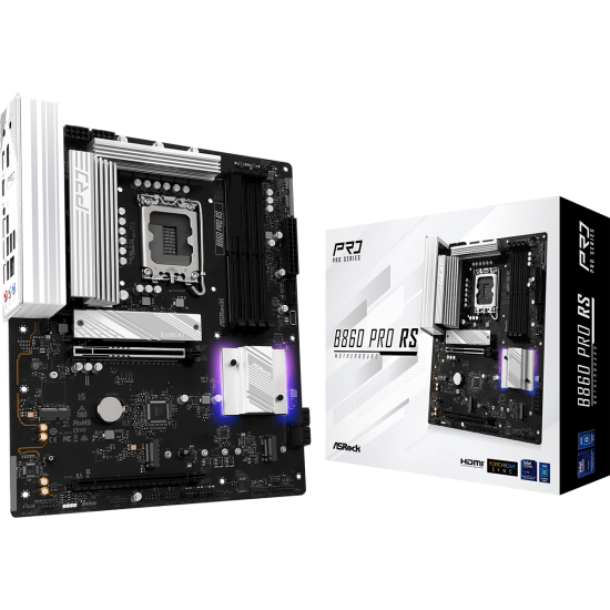 ASROCK B860 4xDDR5 4xSATA3 RAID HDMI 3xM2 GLAN 2xPCIEx16 ASROCK B860 4xDDR5 4xSATA3 RAID HDMI 3xM2 GLAN 2xPCIEx16