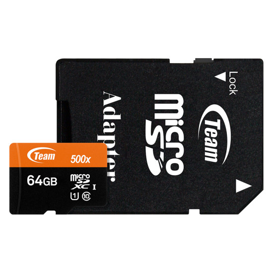 TEAM GROUP SDMICRO 64GB UHS-I CL10 PLASTIC TEAM GROUP SDMICRO 64GB UHS-I CL10 PLASTIC