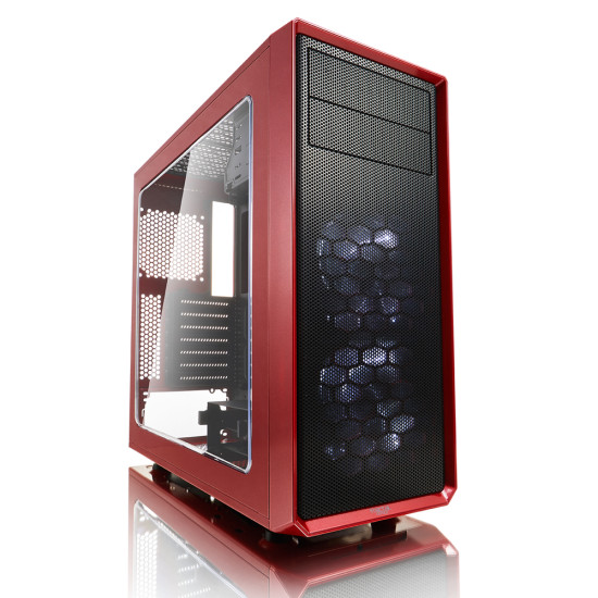 FRACTAL DESIGN CASE ATX MID TOWER RED FRACTAL DESIGN CASE ATX MID TOWER RED