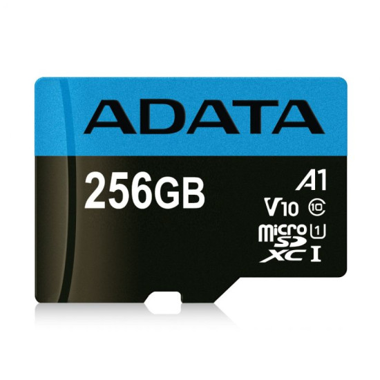 ADATA SDMICRO 256GB UHS-I CL10 V10 PLASTIC ADATA SDMICRO 256GB UHS-I CL10 V10 PLASTIC