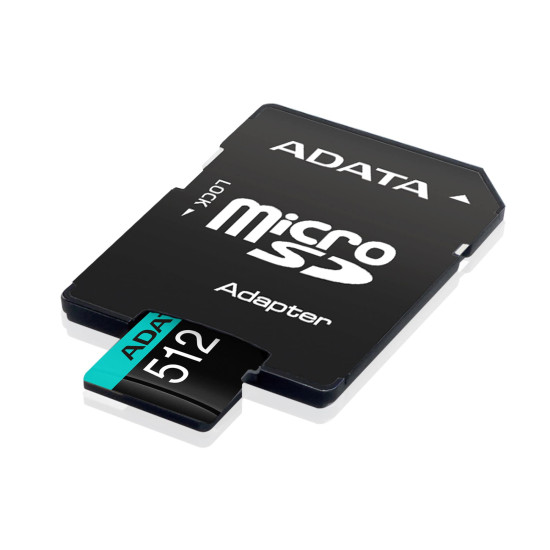 ADATA SDMICRO 512GB UHS-I_U3 CL10 V30 PLASTIC ADATA SDMICRO 512GB UHS-I_U3 CL10 V30 PLASTIC