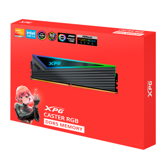 XPG DESKTOP 2X16GB DDR5 6000MHZ KIT HEAT_SINK RGB XPG DESKTOP 2X16GB DDR5 6000MHZ KIT HEAT_SINK RGB