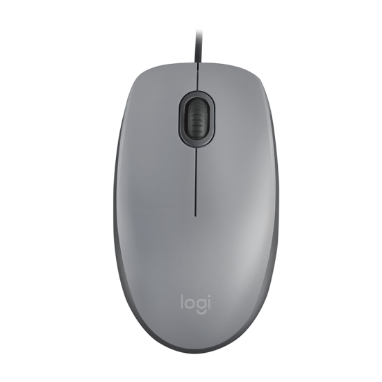LOGITECH WIRED OPTICAL GREY